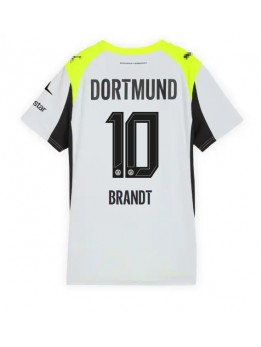 Borussia Dortmund Julian Brandt #10 Replika Borta Kläder Dam 2025-26 Kortärmad